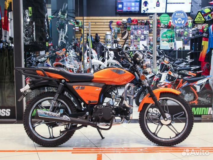 Мопед racer RC50 alpha + цпг 125 см3 оранжевый