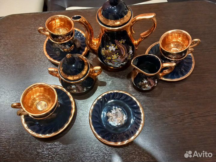 Сервиз кофейный кобальт