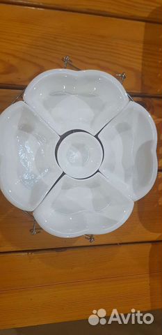 Менажница фарфоровая