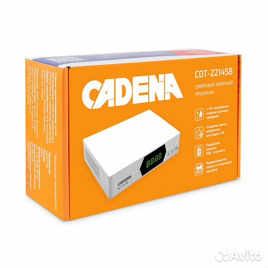 Цифровой ресивер cadena CDT-2214SB (DVB-T2)