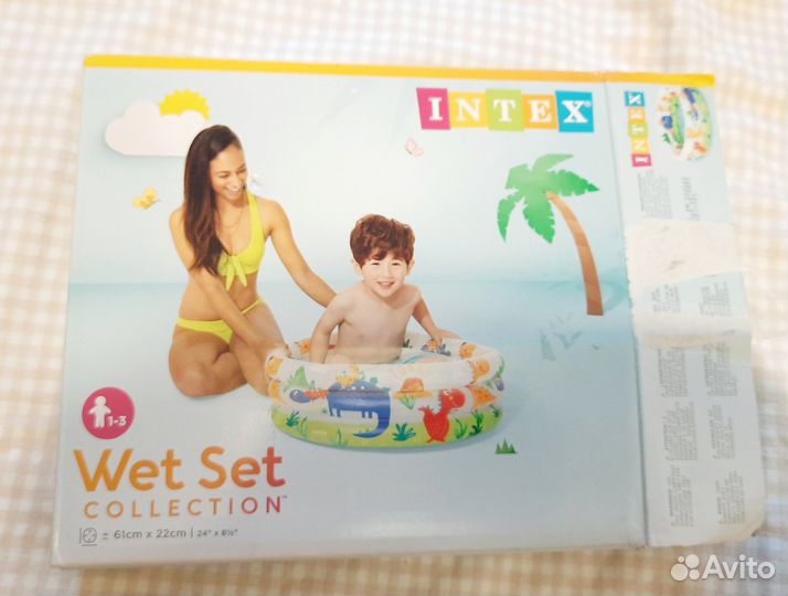 Детский надувной бассейн новый