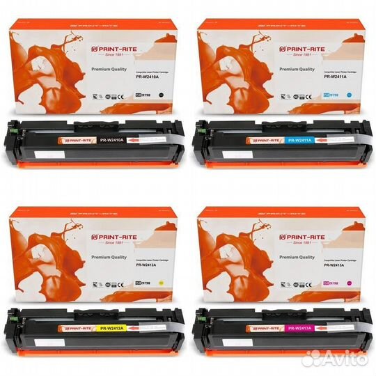 Картридж Print-Rite PR-W2412A-W2413A-W2411A-W2410A