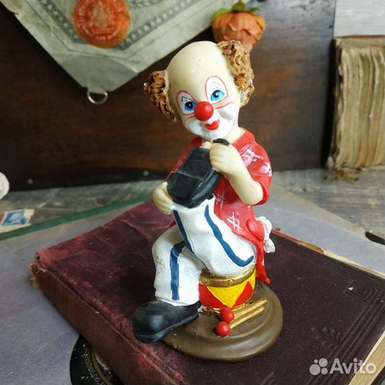 Антиквариат из Европы. Коллекция клоунов Пластик