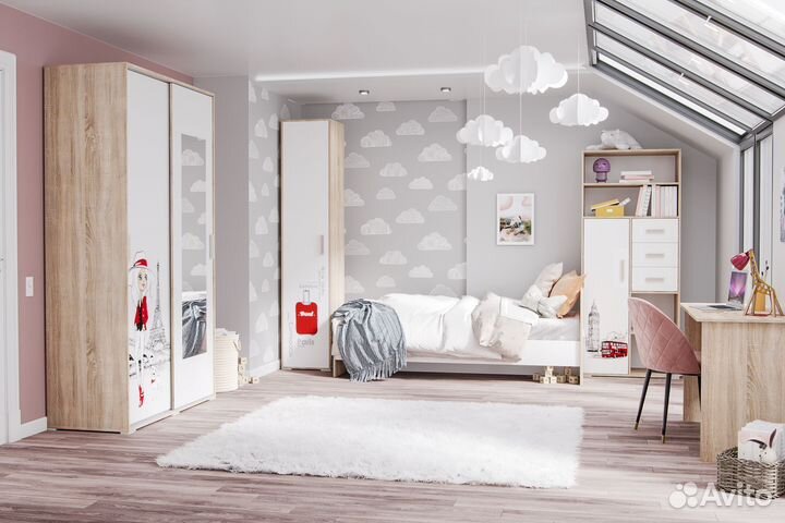 Бланка Стол письменный с тумбой