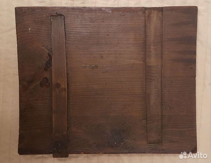 Большая старинная икона Собор Архангела Михаила