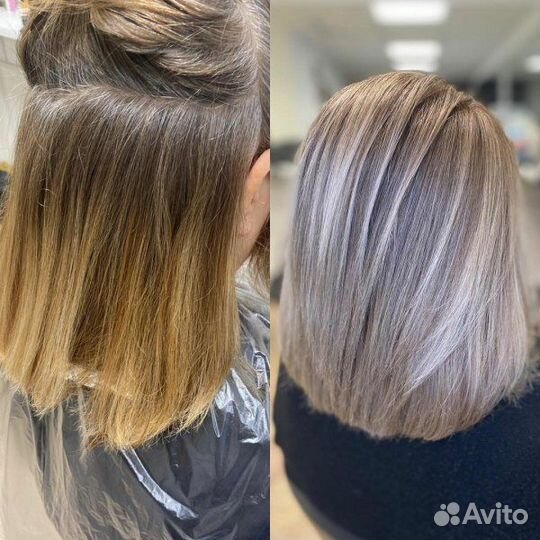 Окрашевание Кератин Ботокс