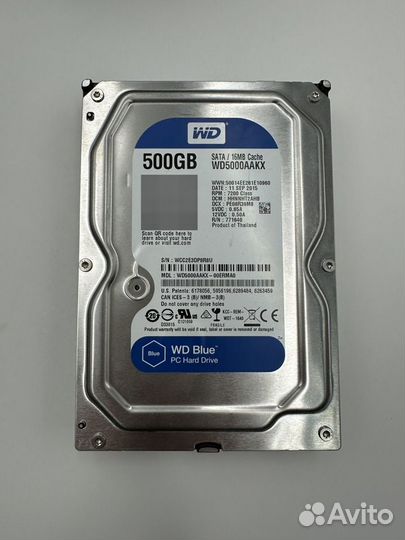 Жесткий диск HDD 500Gb