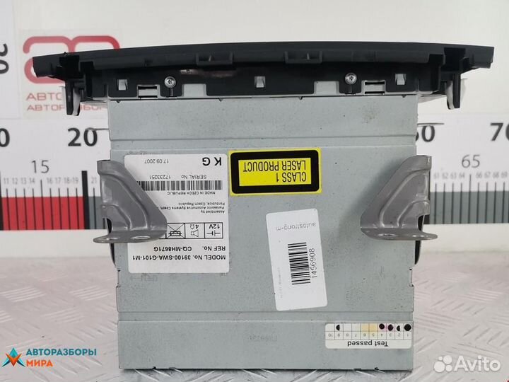 Магнитола Honda CR-V 3 2007 39100swag10