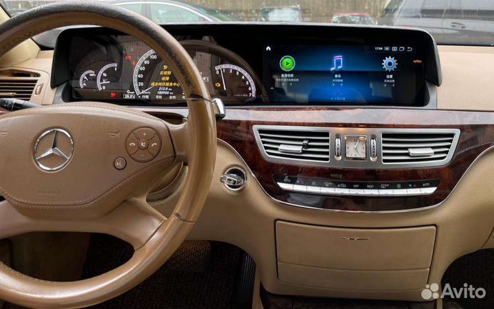 Магнитола Mercedes w221 экран 12.3