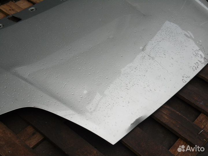 Капот фиат добло с дефектом серебристый