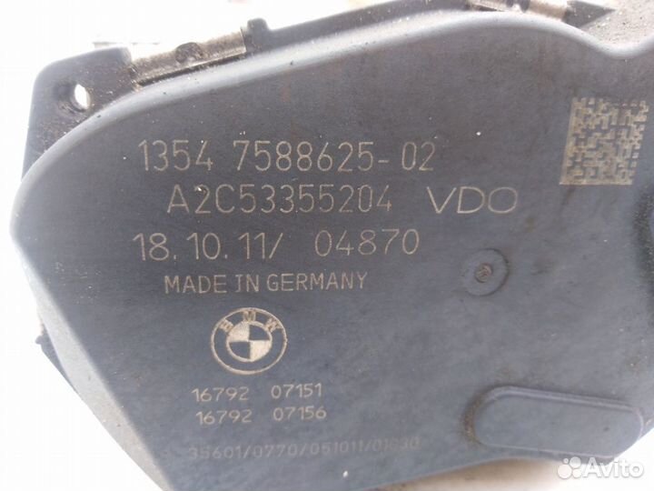 Дросельная заслонка F30 N20 BMW