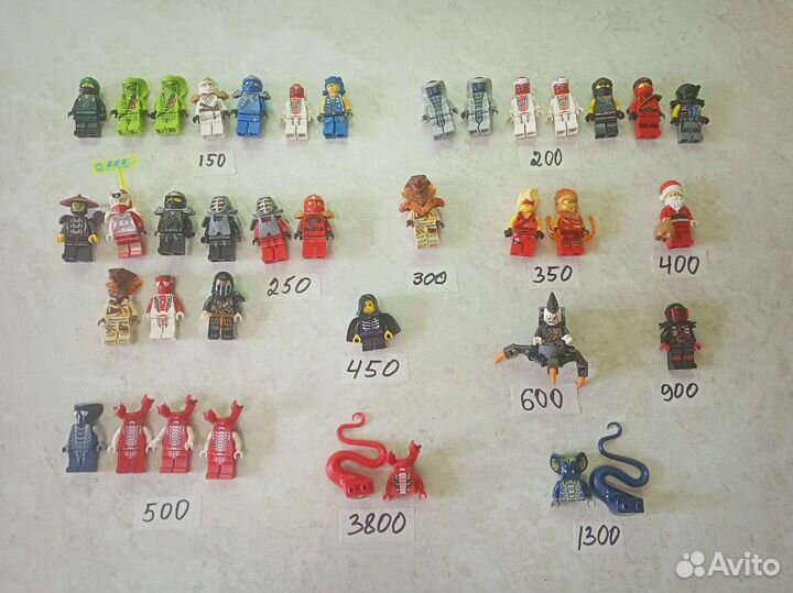Lego Ninjago оригинал мини фигурки