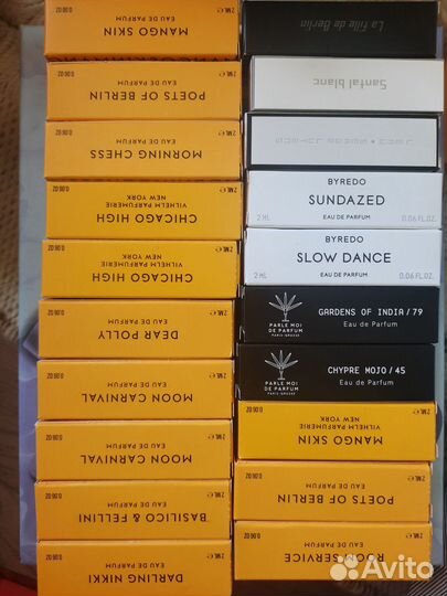 Пробники ароматов