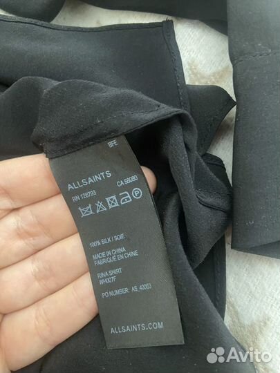 Блузка Allsaints шелк 14uk на 44-46