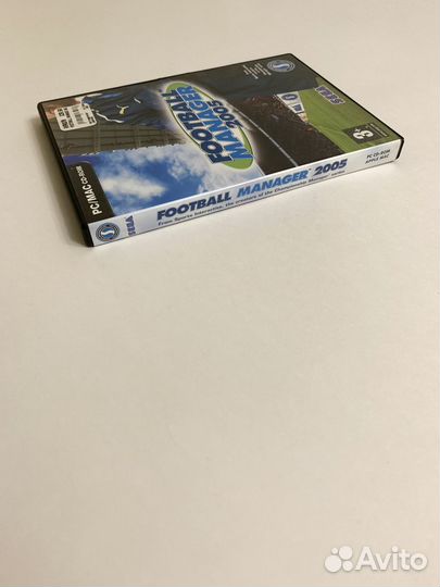 Football Manager 2005 зарубежная лицензия DVD-box
