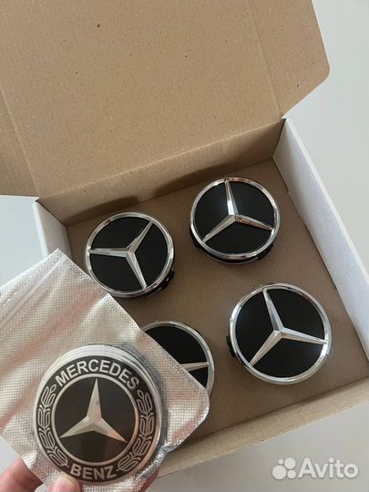 Парящие динамические колпачки Mercedes brabus
