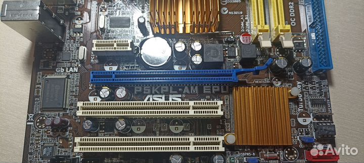 Комплект 775 Intel Pentium E5200, 2,5 ггц + кулер