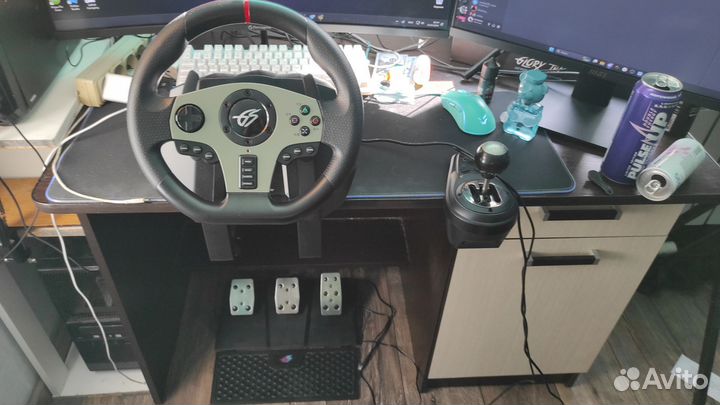 Игровой руль Dexp wheelman pro gt