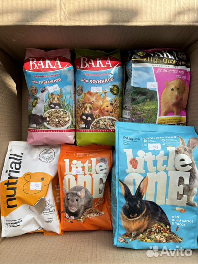 Корм для грызунов и птиц