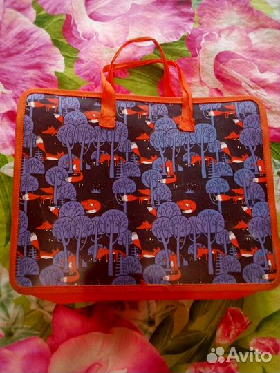 Портфель пластиковый и сумка