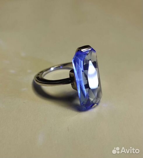 Кольцо с Перунитом, серебро 925