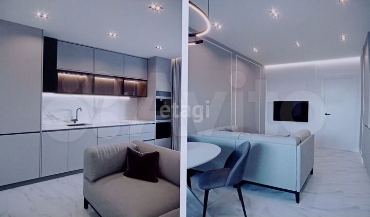 2-к. квартира, 67,2 м², 1/14 эт.