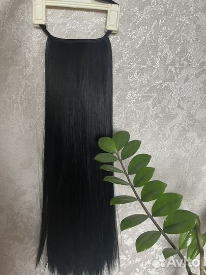 Хвост шиньон накладной