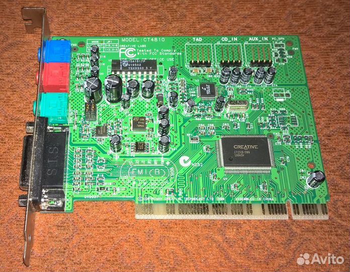 Звуковая карта Creative Labs CT4810, audiopci 128