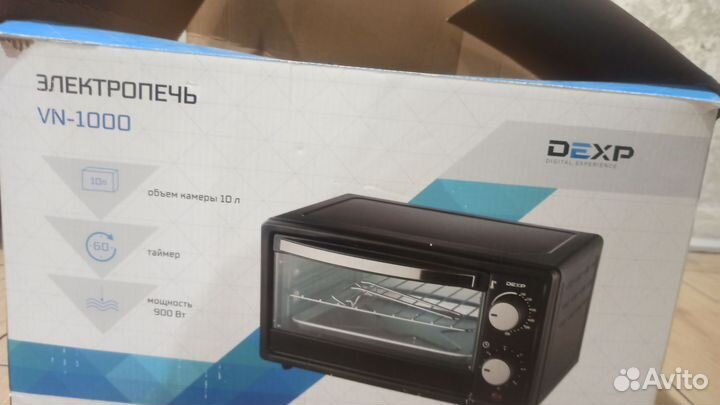Мини печь духовка новая