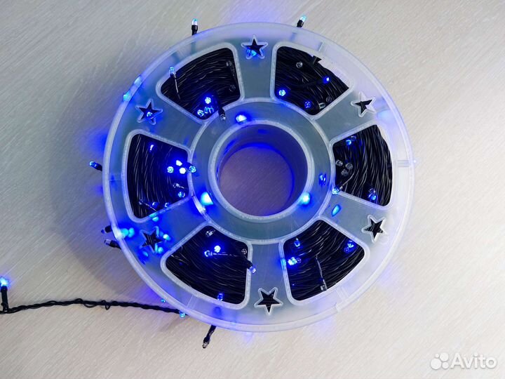 Уличные гирлянды новые, нить 100м, сосульки