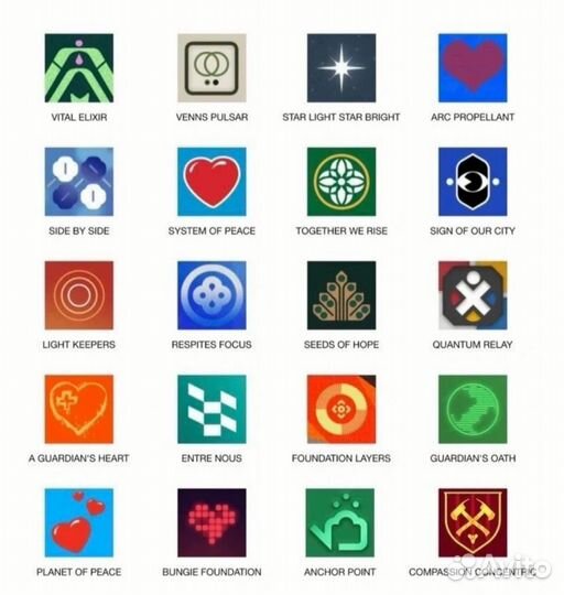 Destiny 2 эмблемы