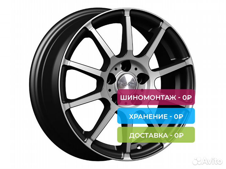 R15 4x100 6J ET48 D54,1 Скад Акита Алмаз