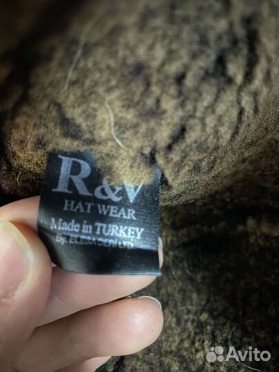 Мужская кожаная кепка зимняя