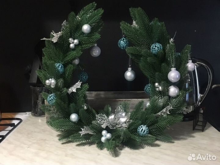 Новогодний венок елочка