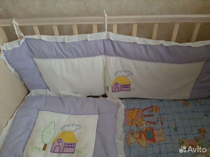 Бортики в детскую кроватку бу