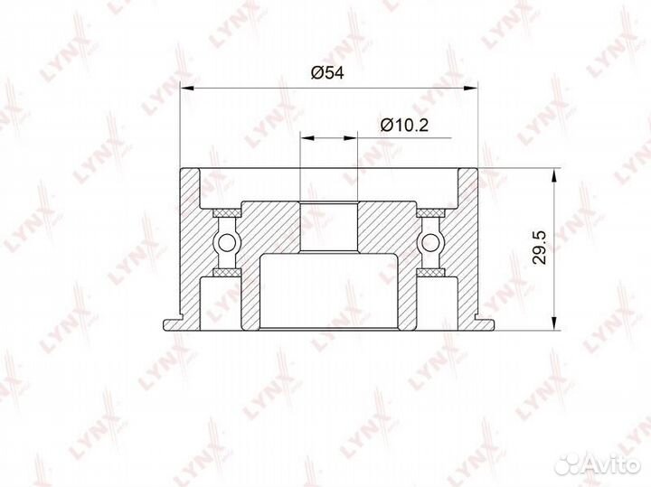 Ролик направляющий / грм toyota Corolla(E100/E110)