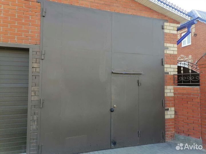 Ворота гаражные металлические бу