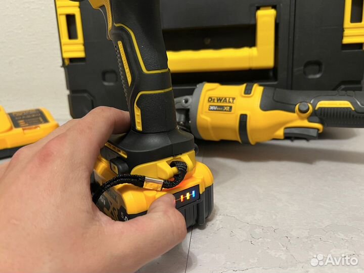 Набор Dewalt 2 в 1 Шуруповерт + ушм Болгарка