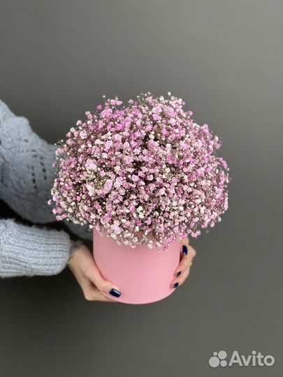 Букеты и композиции из гипсофилы