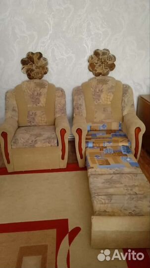 Диван и 2 кресла