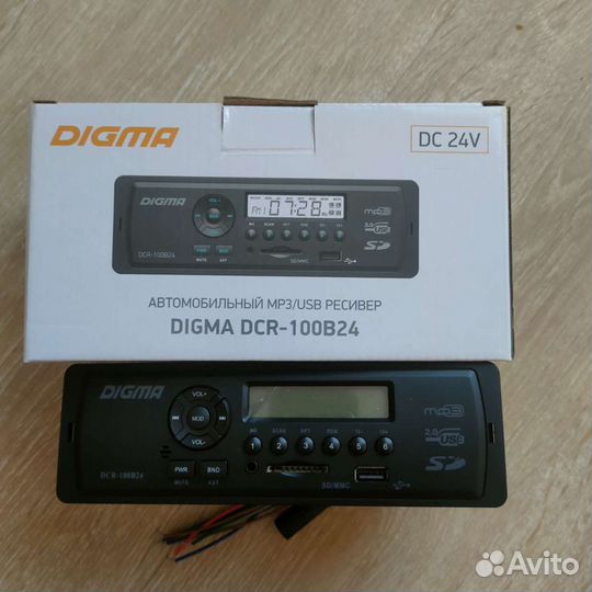 Автомагнитола 24v