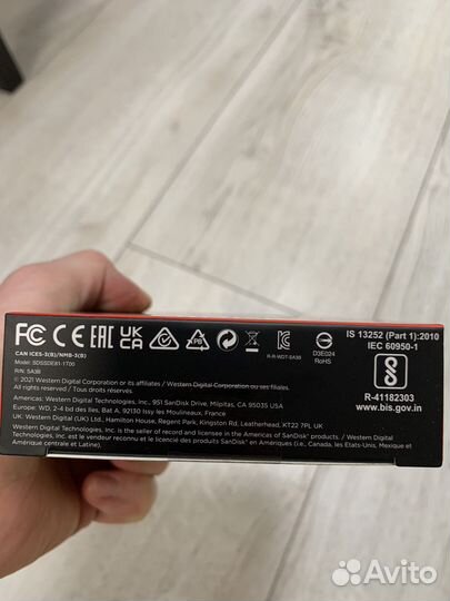 Внешний жесткий диск 1 тб sandisk extreme pro