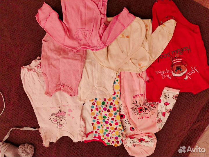 Детские вещи пакетом на девочку от 0 до 9