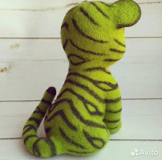 Игрушка валяная Тигрёнок арбузный