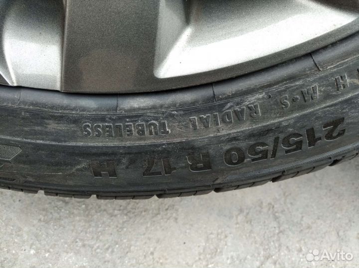 17 continental vesta cross летние колёса отличные