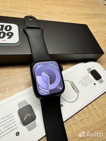 Часы apple watch 7 nike 41 mm