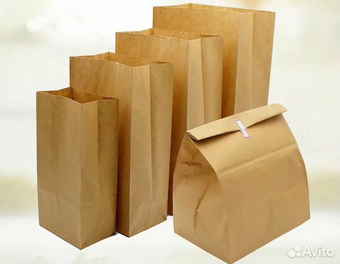 Пакеты бумажные Крафт