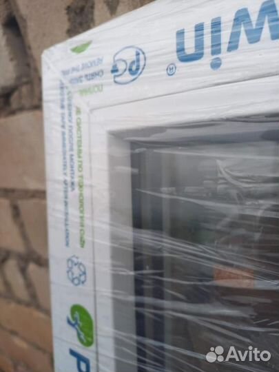 Пластиковое окно 1290х840 мм (новое)