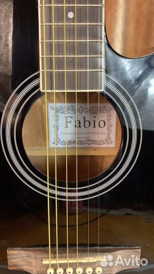 Электроакустическая гитара Fabio FAW-702B CEQ (BK)