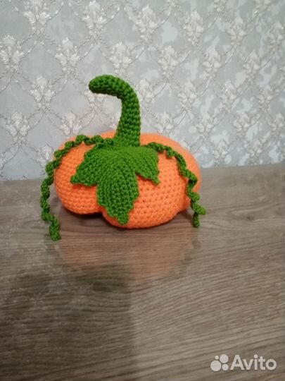 Тыква, связанная крючком